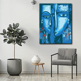 Painting by Numbers Abstract 3 Faces